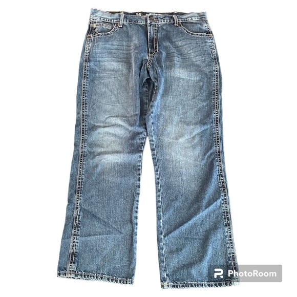 Wrangler Other - Wrangler Retro Mens Relaxed Boot Mid Dark Denim Jeans 40x32